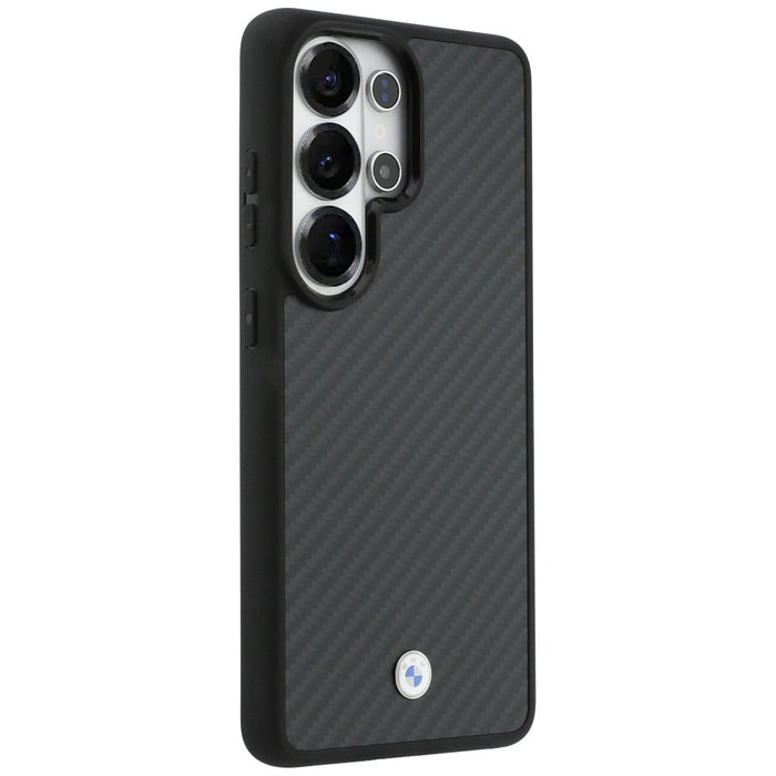 BMW Sign Magnetic Carbon Fiber MagSafe Case for Samsung Galaxy S26 Ultra - Black