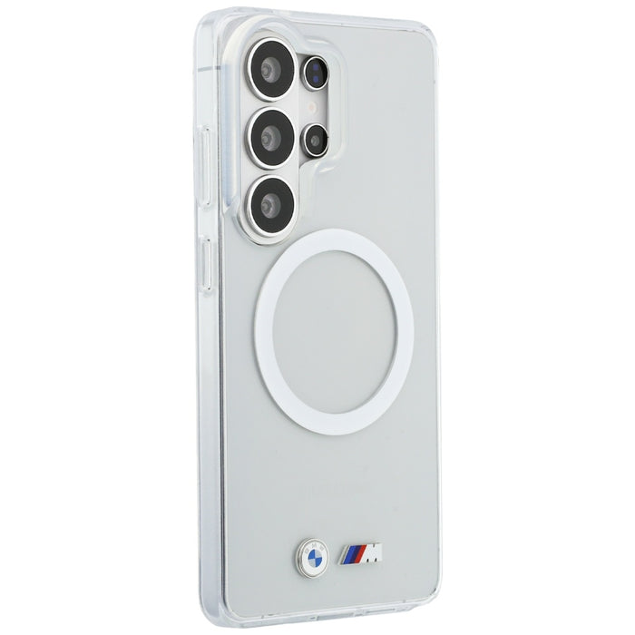 BMW IML Shockproof Metal Logo MagSafe Case for Samsung Galaxy S26 Ultra - Transparent