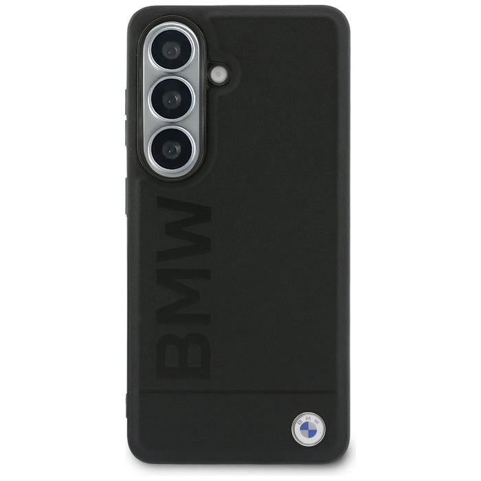 BMW Leather Hot Stamp MagSafe Case for Samsung Galaxy S26 - Black