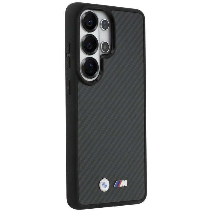 BMW M Kevlar Logo MagSafe Case for Samsung Galaxy S26 Ultra - Black