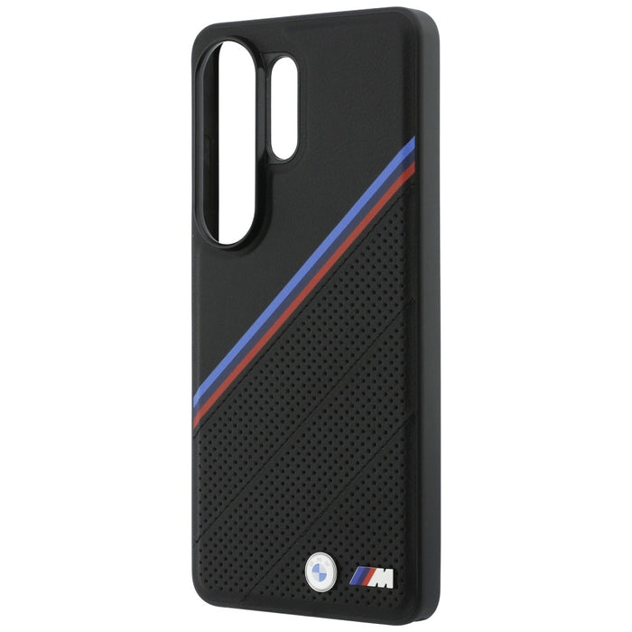BMW Tricolor Metal Logo MagSafe Case for Samsung Galaxy S26 Ultra - Black