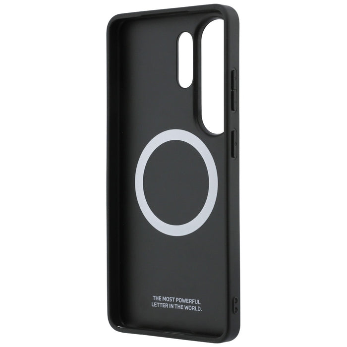 BMW Tricolor Metal Logo MagSafe Case for Samsung Galaxy S26 Ultra - Black