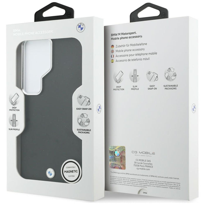 BMW Sign Metal Logo MagSafe Case for Samsung Galaxy S26 Ultra - Black