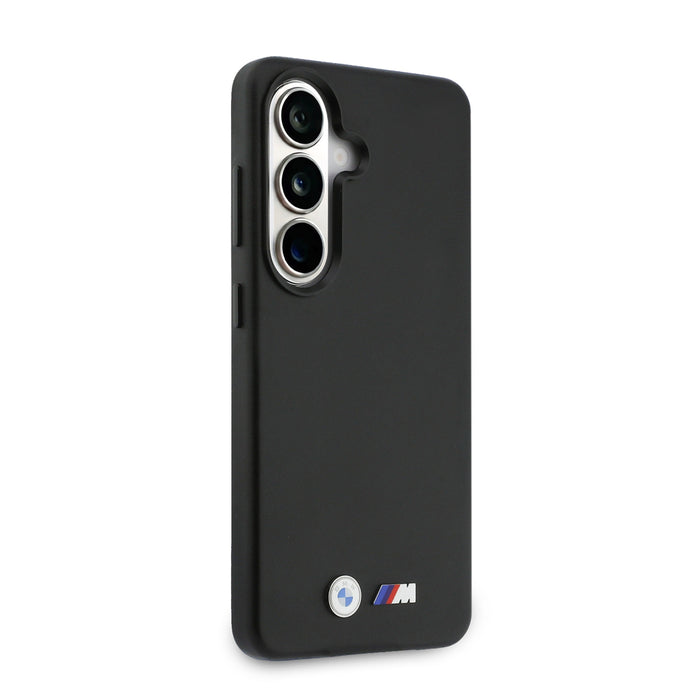 BMW M Metal Logo MagSafe Case for Samsung Galaxy S26 - Black