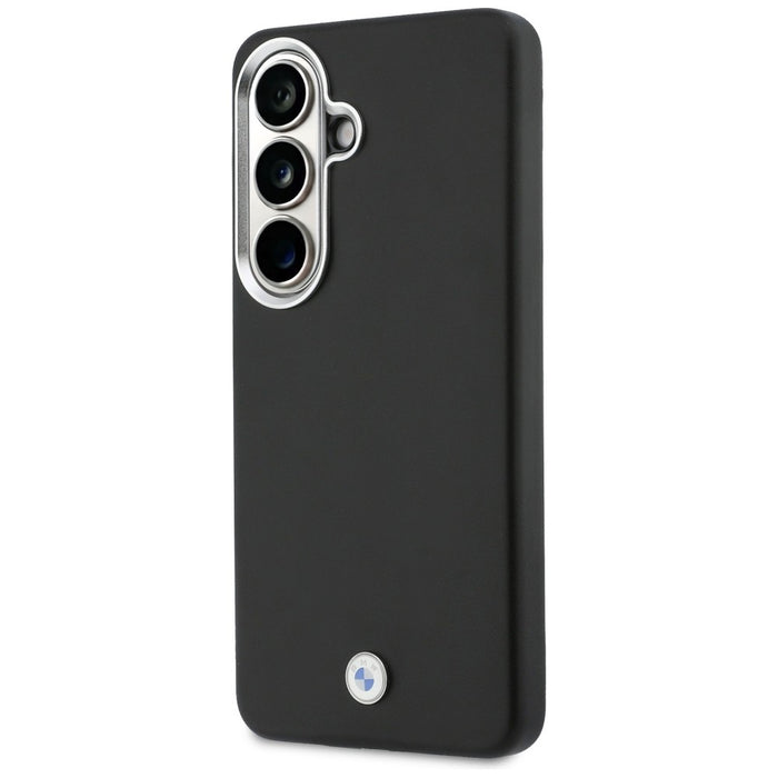 BMW Sign Metal Logo MagSafe Case for Samsung Galaxy S26+ - Black