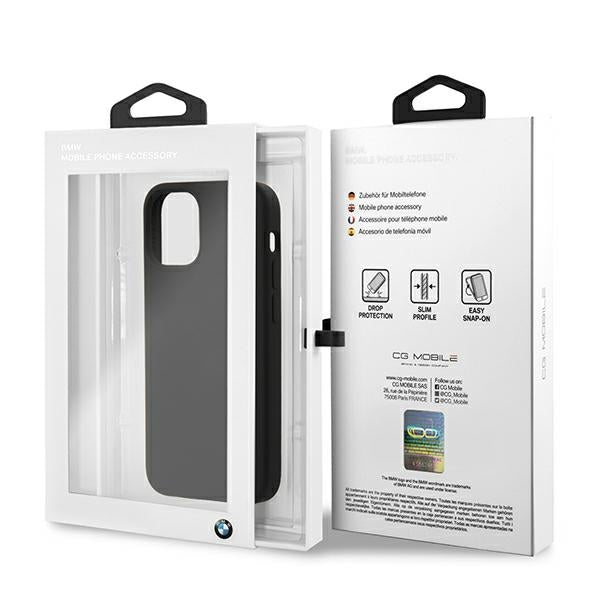 BMW Silicone Signature Case for iPhone 12 mini - Black