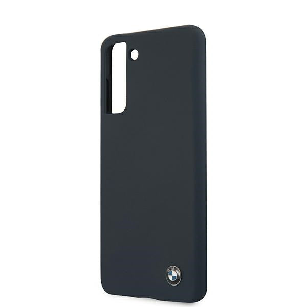 BMW Silicone Signature Case for Samsung Galaxy S21+ - Navy Blue