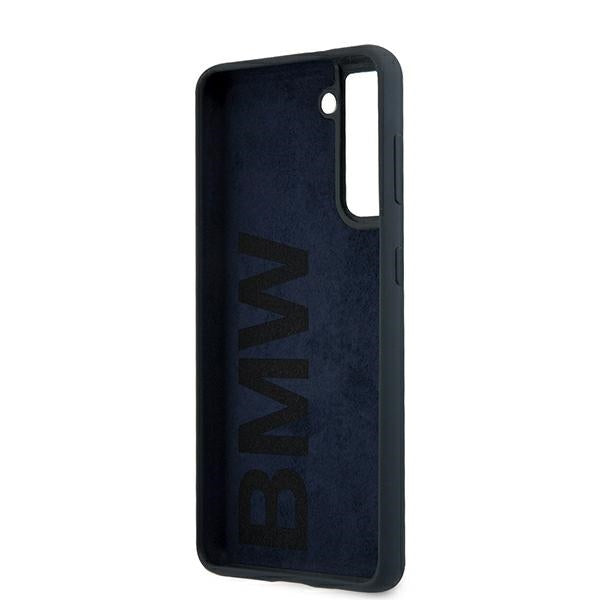 BMW Silicone Signature Case for Samsung Galaxy S21+ - Navy Blue