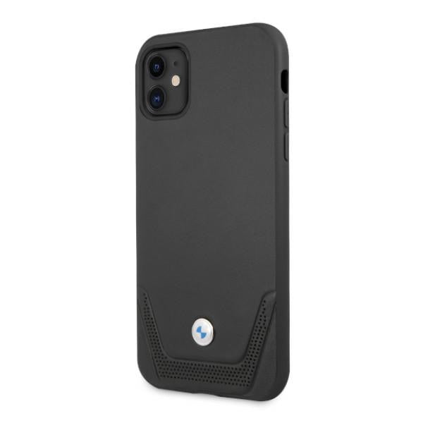 BMW Leather Perforate Case for iPhone 11 / Xr - Black
