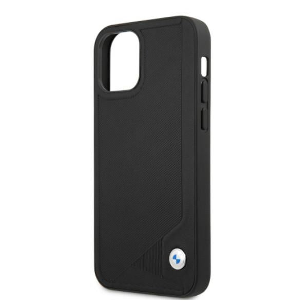 BMW Leather Deboss Case for iPhone 12 Pro Max - Black