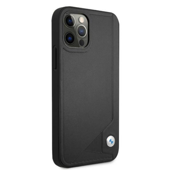 BMW Leather Deboss Case for iPhone 12 / iPhone 12 Pro - Black