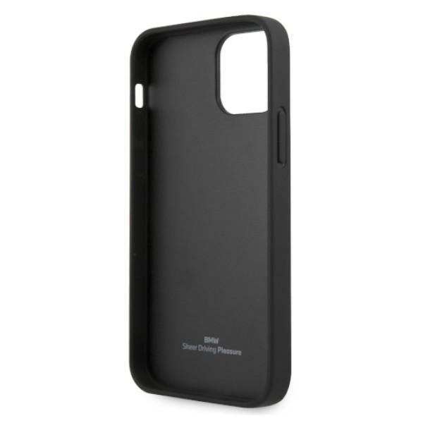 BMW Leather Curve Perforate Case for iPhone 12 / iPhone 12 Pro - Black