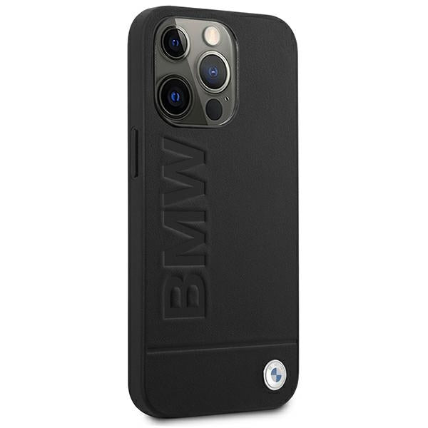 BMW Signature Logo Imprint Case for iPhone 13 Pro Max - Black