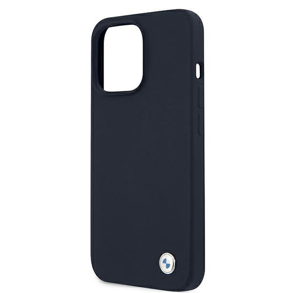BMW Silicone Signature Case for iPhone 13 Pro Max 6.7&quot; - Navy Blue