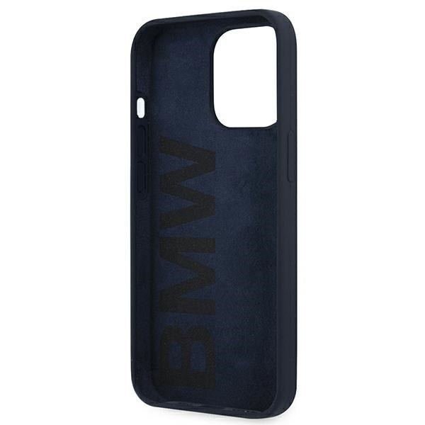 BMW Silicone Signature Case for iPhone 13 Pro Max 6.7" - Navy Blue