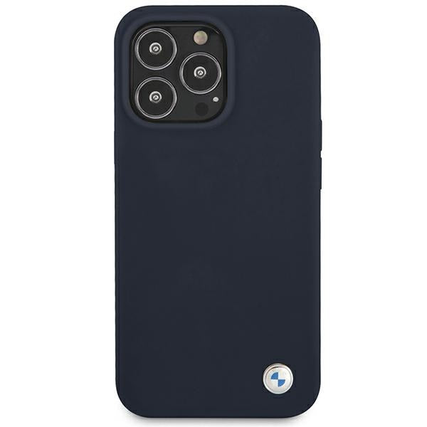 BMW Silicone Signature Case for iPhone 13 Pro Max 6.7" - Navy Blue