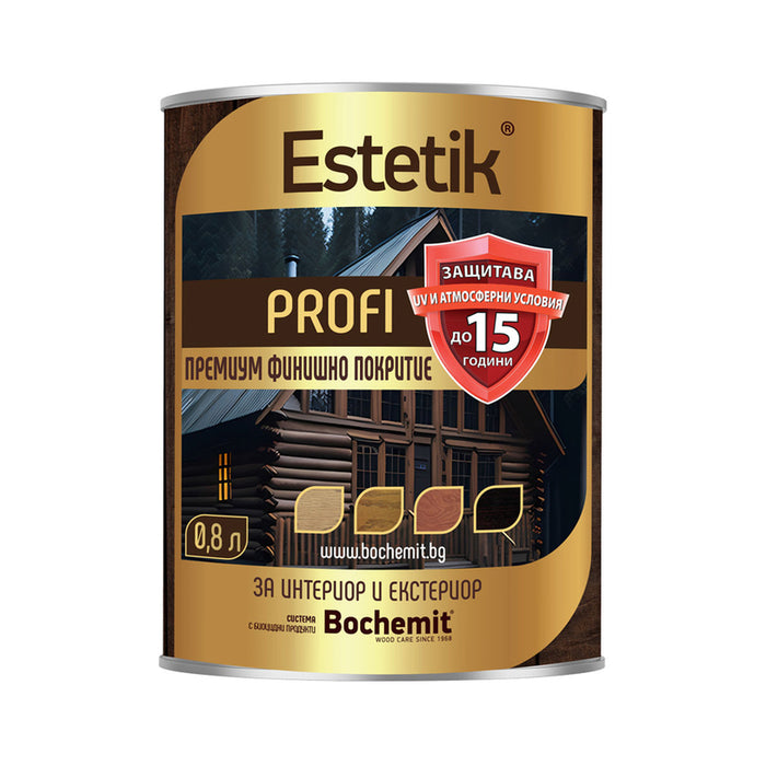 OIL-ALKYD LACQUER-IMPREGNANT PROFI 15+ ROSEWOOD 800 ML BOCHEMIT ESTETIK