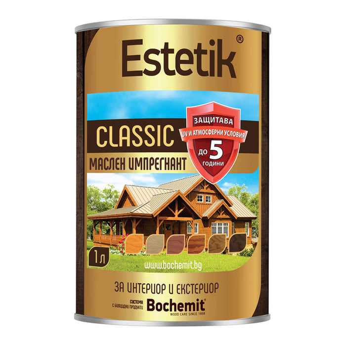 OIL-BASED WOOD IMPREGNANT PINE COLOR 1 L BOCHEMIT ESTETIK