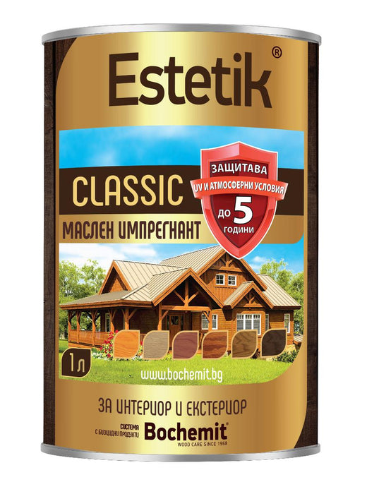 OIL-BASED WOOD IMPREGNANT PINE COLOR 1 L BOCHEMIT ESTETIK