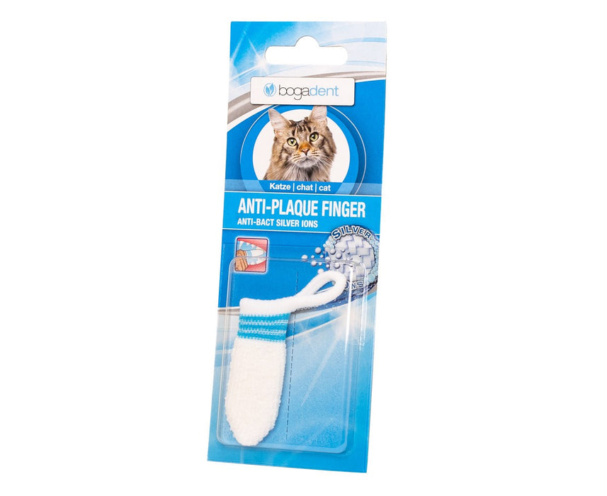 BOGAR Bogadent® Anti-plaque finger - finger cap for removing dental plaque for cats – 1 pc