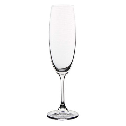 CHAMPAGNE GLASS 220ML 6PCS MARTINA BOHEMIA