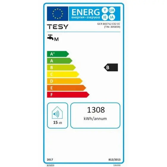 Boiler TESY GCR 802712 E32 EC 65 l. - Мултипозиционни<<<Бойлери<<<Климатизация/Отопление<<<TechnoMix&&&Обемни