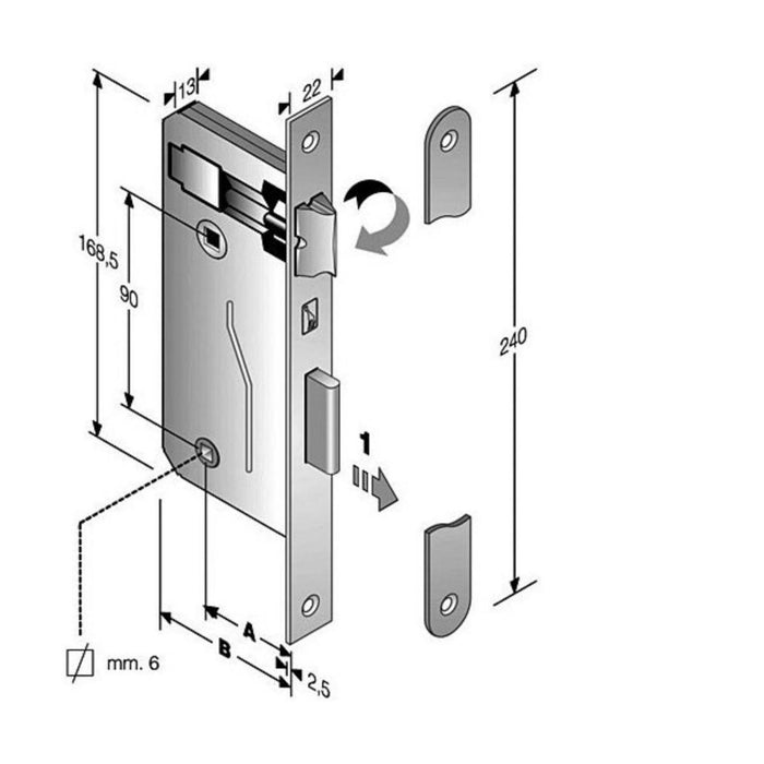 INTESA BSBI R90WC NIC LOCK