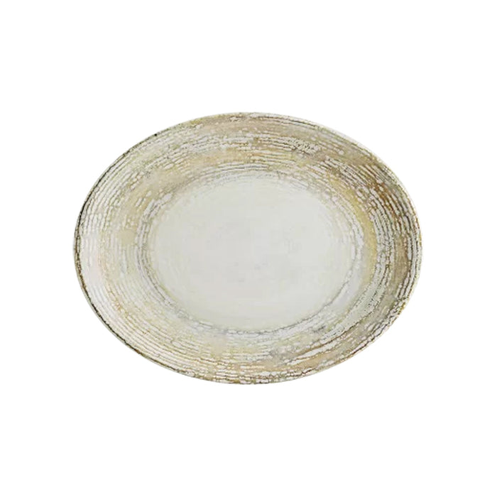 OVAL PLATE 31X24 CM BONNA PATERA