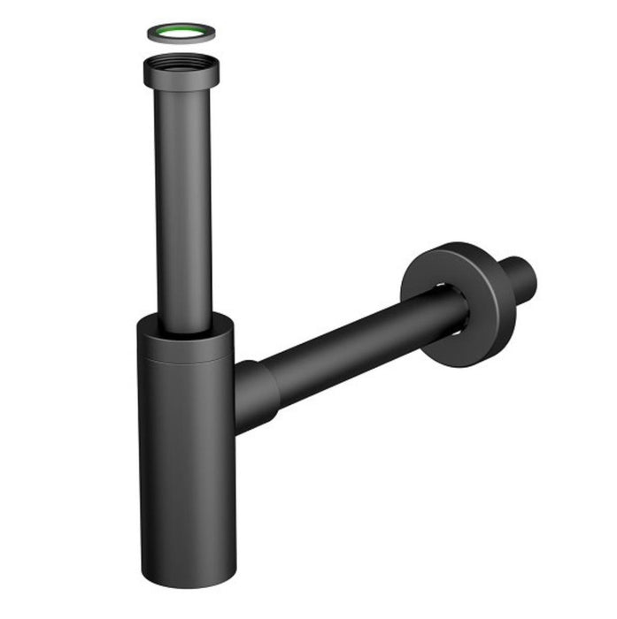 SINK TRAP BLACK MATTE 1 1/4 Ф32ММ