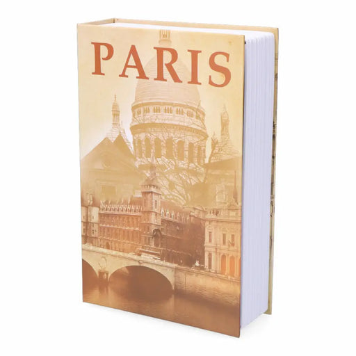 Book-shaped safe Micel CFC08 M13404 Grey Steel Paris - Сигурност Удома<<<Дом Градина<<<BigBuy&&&Системи за