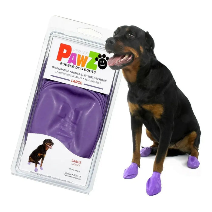 Boots Pawz Dog 12 Units Purple Size L - Домашни Животни<<<Дом Градина<<<BigBuy