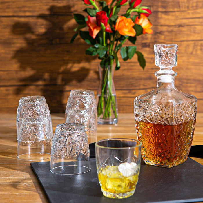 WHISKEY SET 7 PIECES 780 ML DEDALO BORMIOLI ROCCO