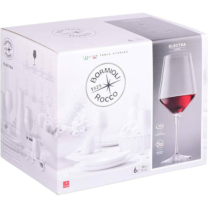 WINE GLASS 550 ML 6 PCS ELECTRA L BORMIOLI ROCCO