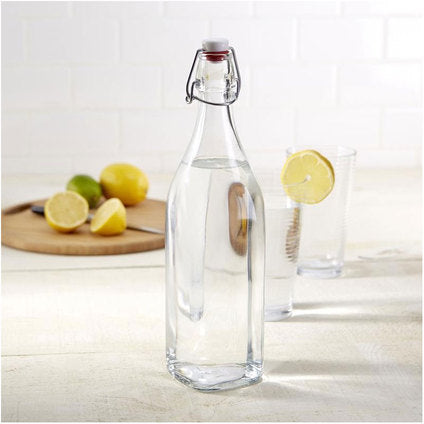 BOTTLE 1.00L-COLOR CAP BORMIOLI ROCCO SWING