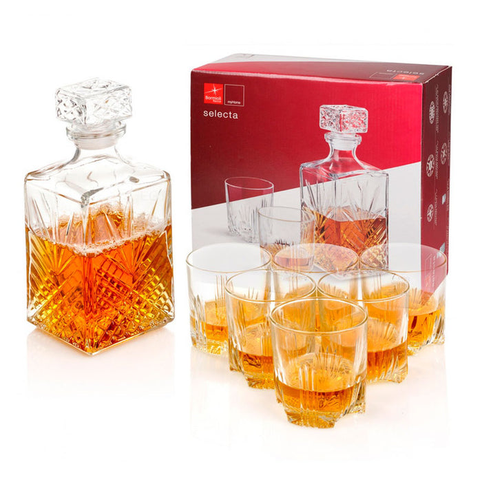 SELECTA BORMIOLI ROCCO WHISKEY SET WITH DECK