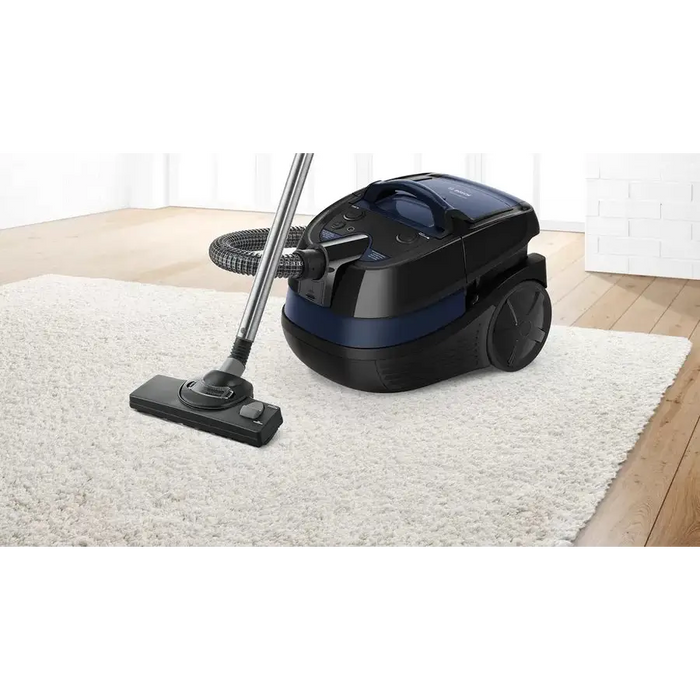 Bosch BWD41700 Series 4 3in1 Vacuum cleaner for wet and dry cleaning 1700 W motor 3.5 l bag PureAir hygiene filter Blue