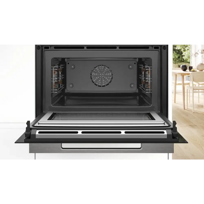 Bosch CMG7361B1 SER8 Compact combi microwave oven EcoClean back 20 HM TFT-touchdisplay - Фурни<<<BOSCH