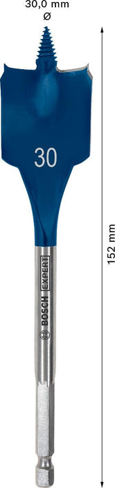 BOSCH EXP FLAT WOOD DRILL BIT 30 MM
