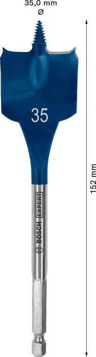 BOSCH EXP FLAT WOOD DRILL BIT 35 MM
