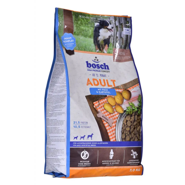 BOSCH Fish & Potato - dry dog food - 3 kg - Dry foodDLP-KAS<<<For the dogDLP<<<ActionPL&&&Dry foodDLP-KAS<<<For