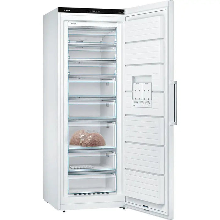 Bosch GSN58AWEV SER6 FS upright freezer NoFrost D 191/70/65cm 366l 39dB(C) IC 5 drawers (1 BigBox) 3 shelfs handle