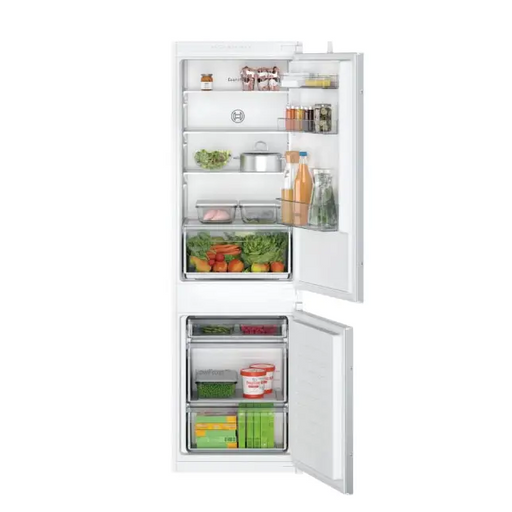 Bosch KIV86NSE0 SER2 BI fridge-freezer LowFrost E 177,2 x 54.1 cm 267l(183 + 84) 35dB Eco Airflow BigBox sliding hinge