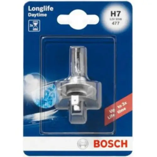 BOSCH LONGLIFE DAYTIME H7 4000K 55W 12V CARTON BLISTER 1 PCS - АВТОАКСЕСОАРИ<<<MaxCar