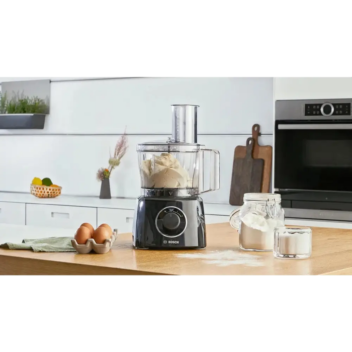 Bosch MCM3201B Kitchen machine MultiTalent 3 800 W BPA-free plastic bowl 2.3 l Double-sided stainless steel disc