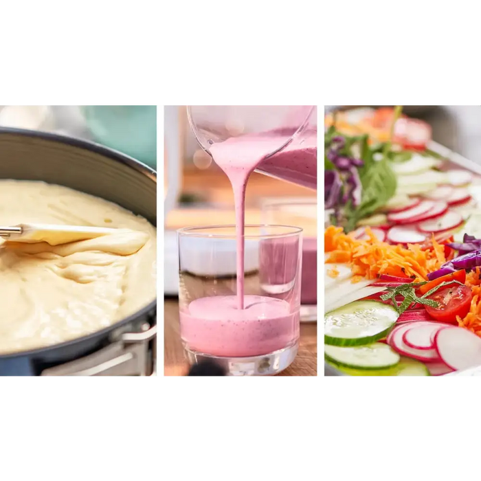 Bosch MCM3201B Kitchen machine MultiTalent 3 800 W BPA-free plastic bowl 2.3 l Double-sided stainless steel disc