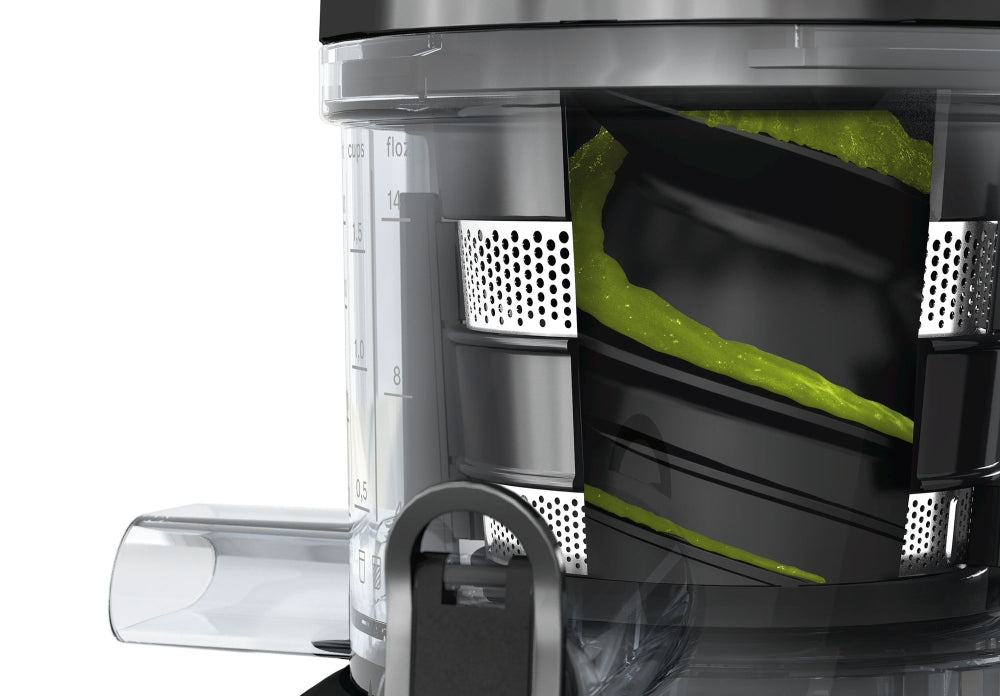 Bosch MESM500W Slow juicer VitaExtract 150 W 55 rpm 1 speed + reverse function tritan screw MixControl lever juice