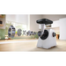Bosch MFWS420W Meat mincer - MultiPower 1900 W Planetary gearbox 2,5 kg/min kebbe attachment sausage attachment reverse
