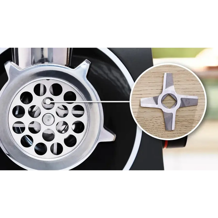 Bosch MFWS440B Meat mincer - MultiPower 1900 W Planetary gearbox 2,5 kg/min kebbe attachment sausage attachment reverse