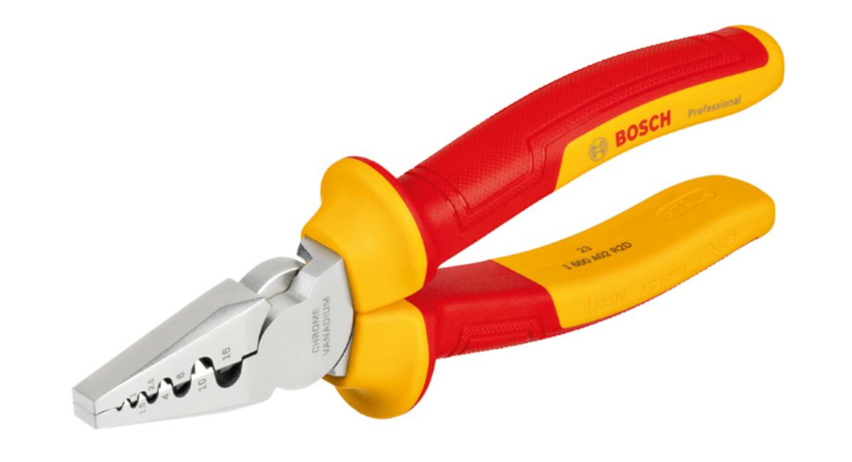 CRIMPING PLIERS 180MM BOSCH VDE