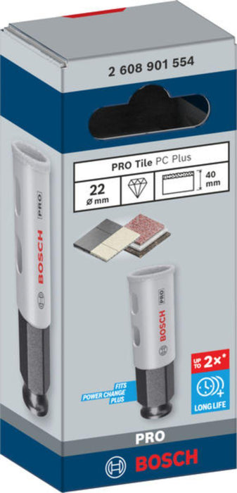 CROWN DRILL FOR TILE F22 BOSCH PRO